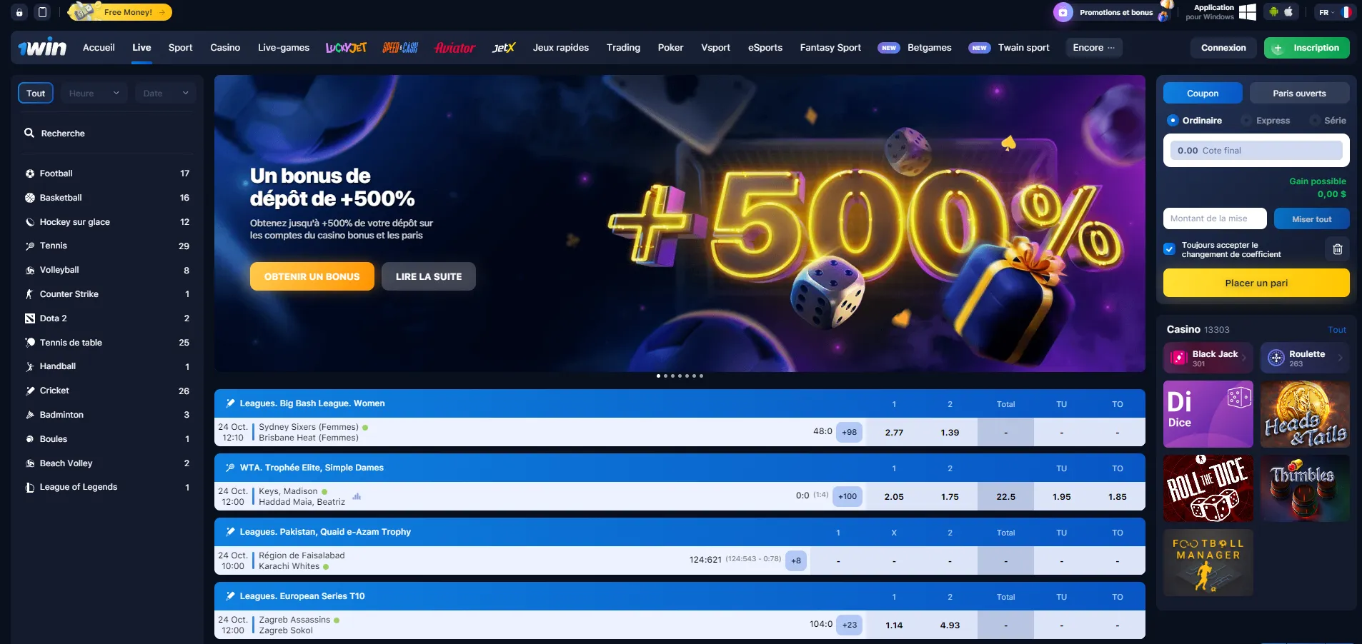 1win site officiel 1win website